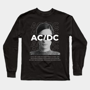 Ac Dc // Smile Girl Long Sleeve T-Shirt